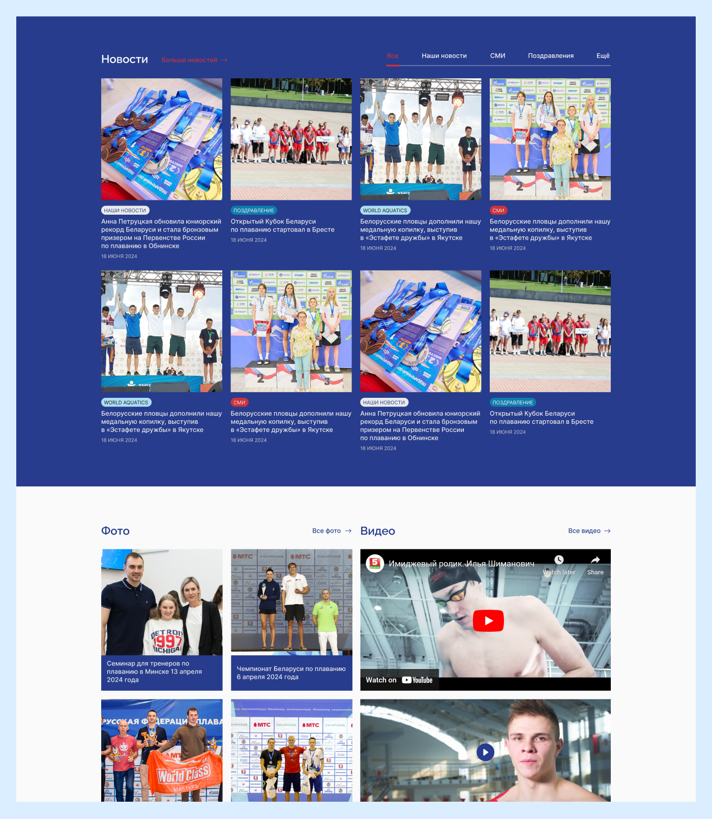 федерация плавания